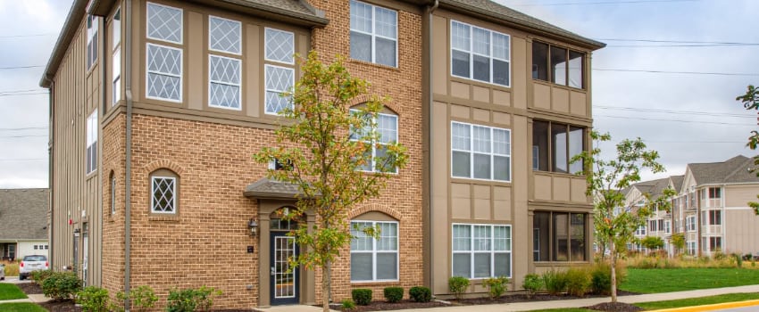 Exterior of a Carmel apartment